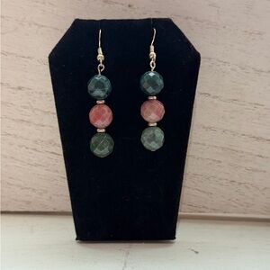 Ocean Jasper Beaded Earrings
